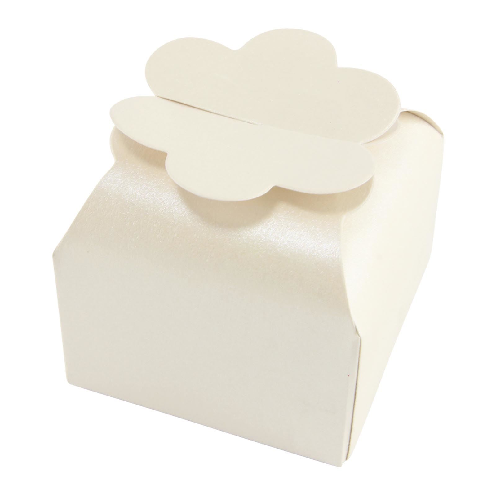 Cloud Top Pearlised Favour Boxes! High Quality Wedding Sweet Flower - Picture 8 of 13