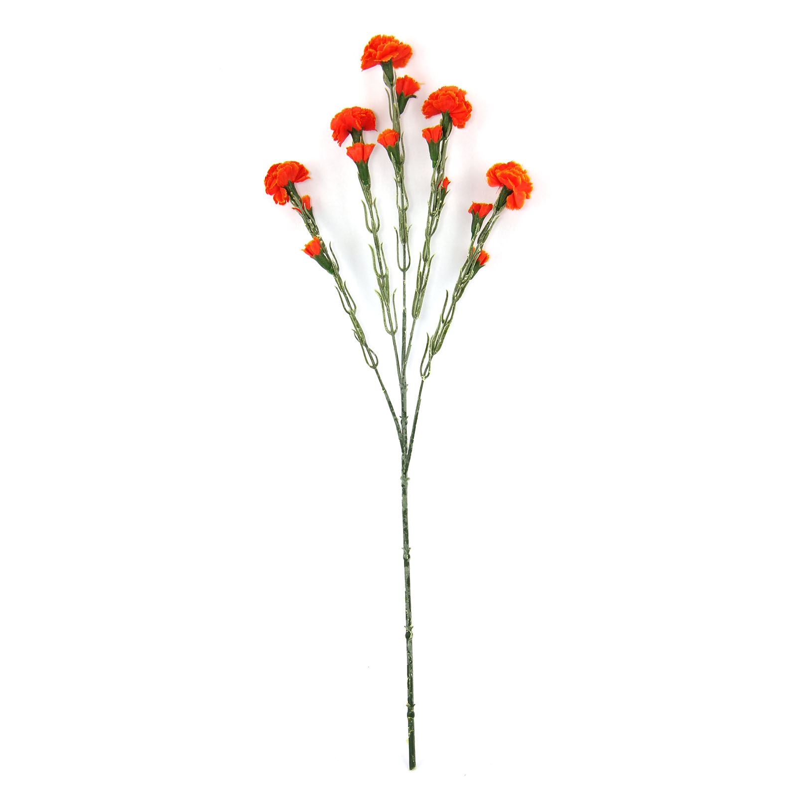 Small Carnation Spray with Stem Frosting Artificial Silk Flowers Long Home eBay