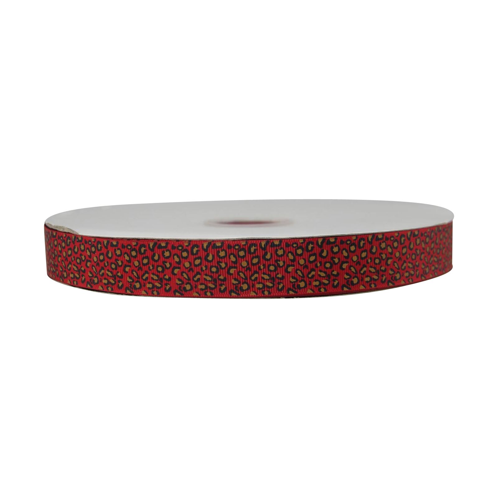 Premium Grosgrain Leopard Print Ribbon - Cheetah Animal Design Wild Craft - Picture 19 of 25