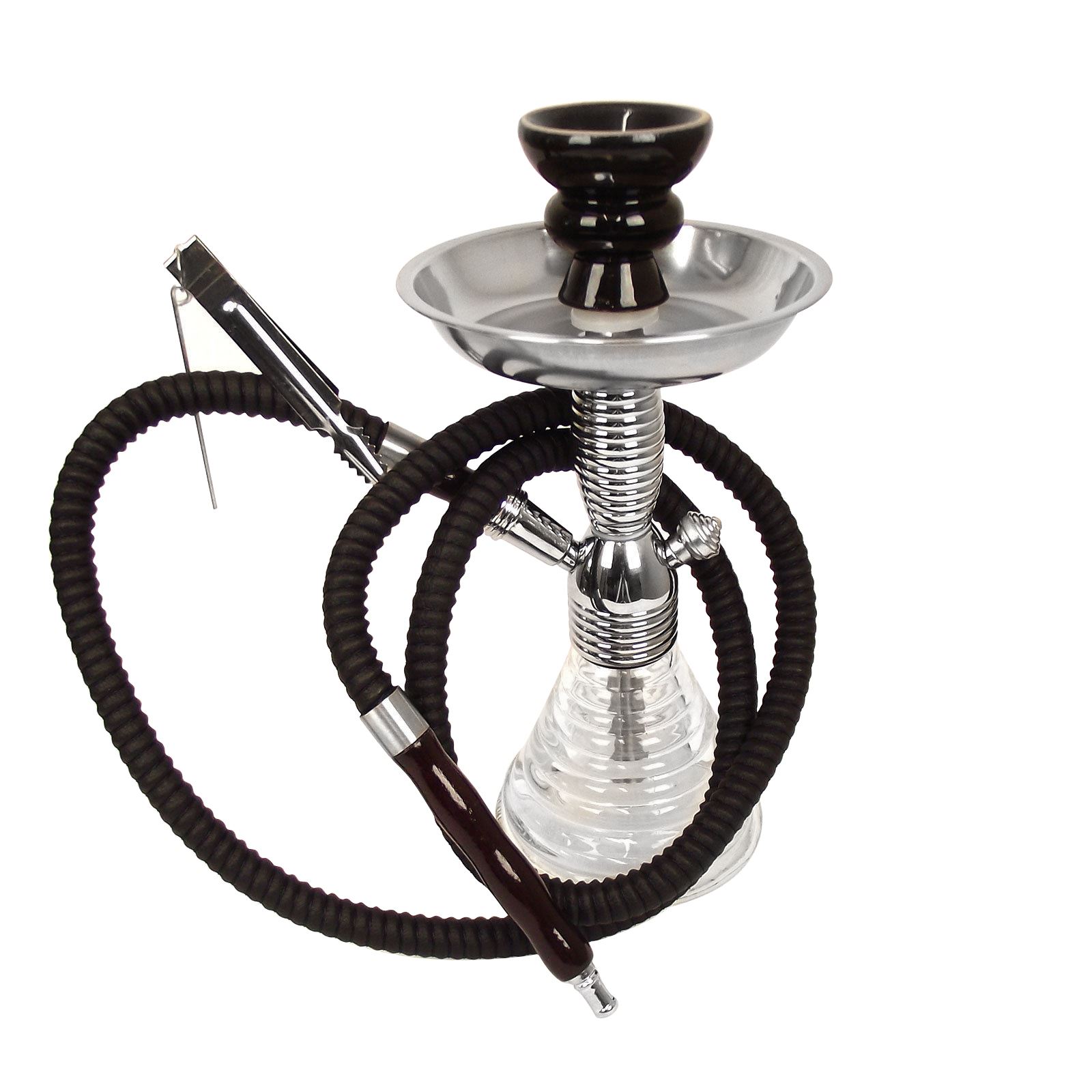 Petite Premium Modern Mya Chrome Hookah Shisha Pipe Egyptian HIGH