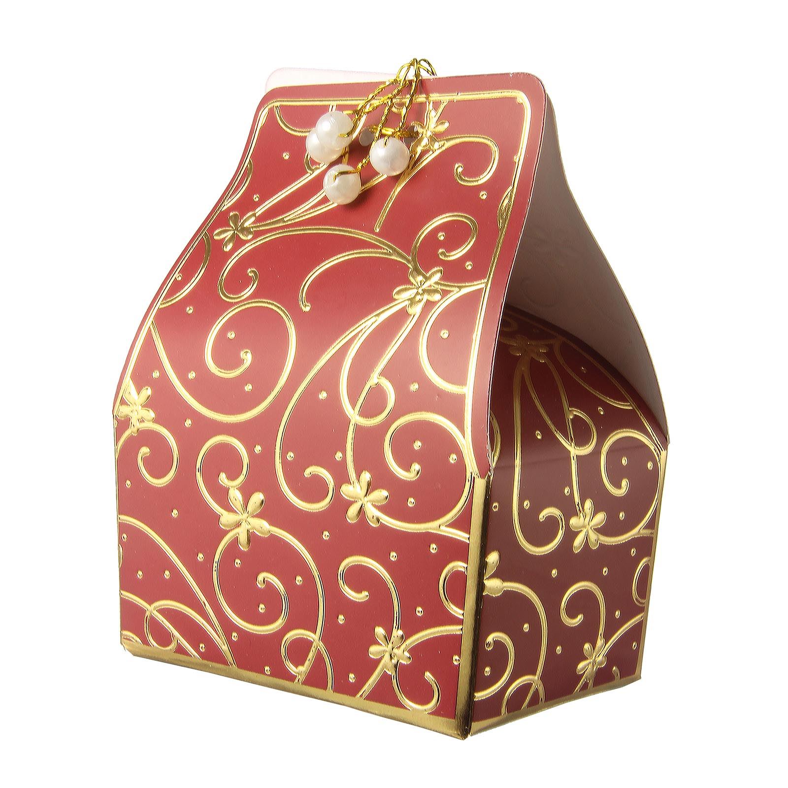 50x Cajas de Favor de Lujo con Estampado en Lámina - Boda Oro Plata Dulces - Imagen 8 de 12