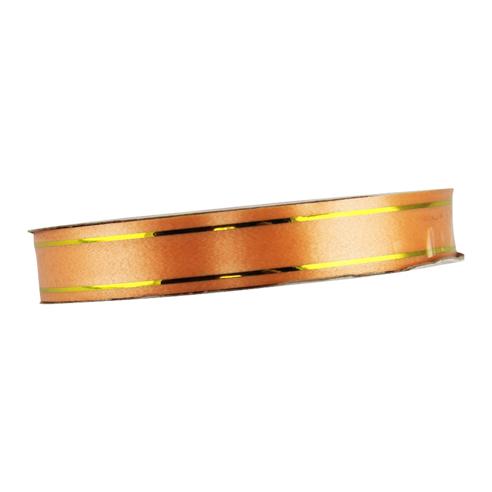 Full Roll of 18mm Gold Striped Poly Ribbon! Florist Craft PP - Picture 4 of 8