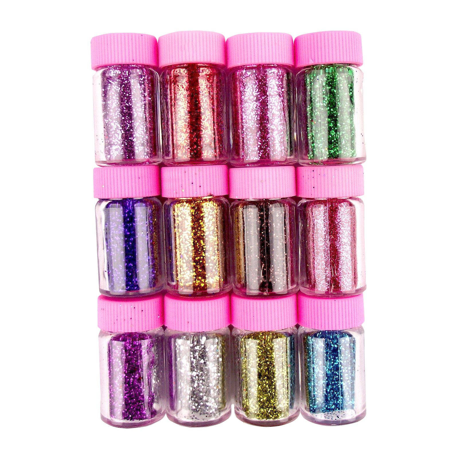 ¡Paquete múltiple de botellas de 12 estrellas o brillo liso! Accesorios artesanales para uñas - Imagen 2 de 4