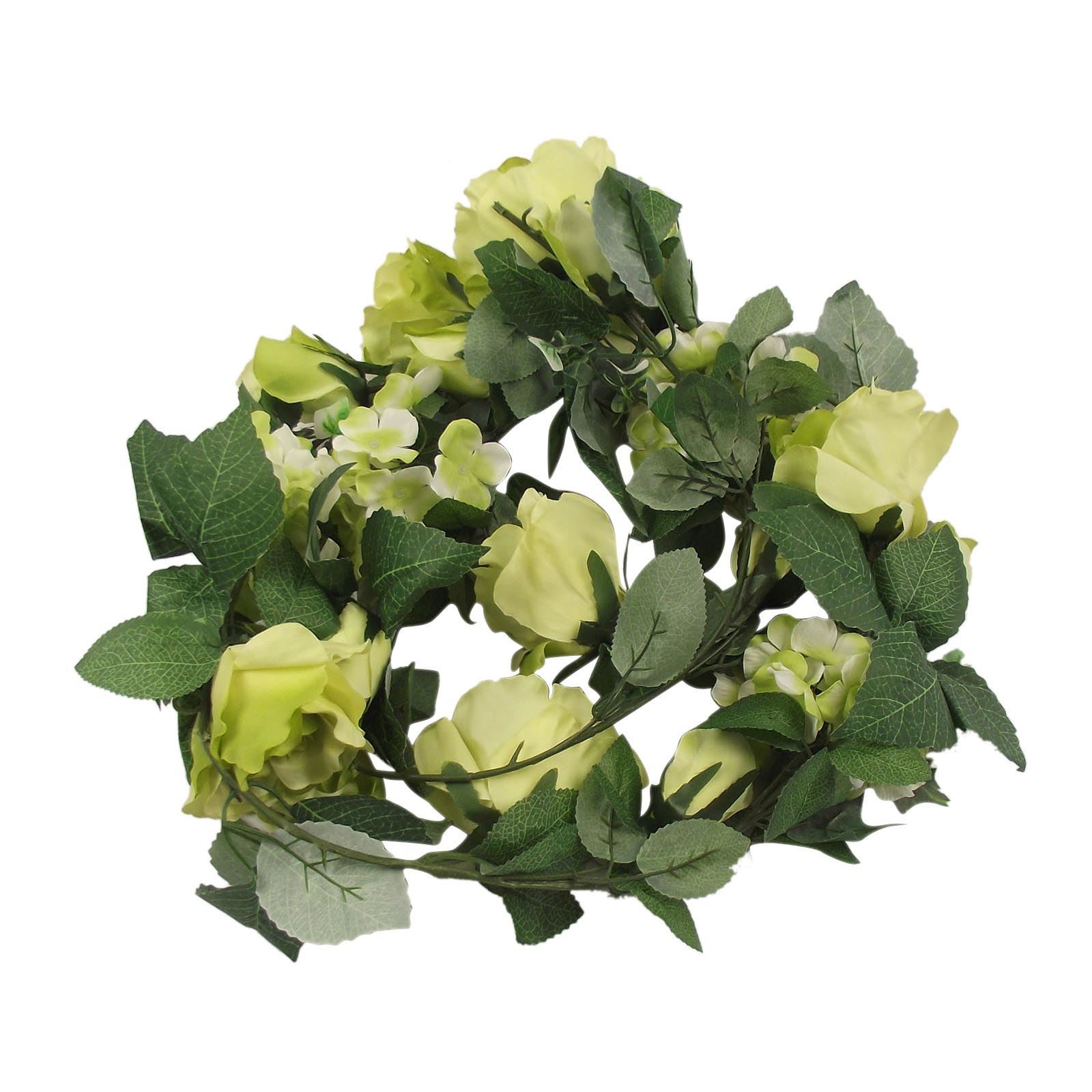 Ghirlande Deluxe Rosa e Ortensia Soft Touch - Fiore Premium Matrimonio Vite - Foto 4 di 11