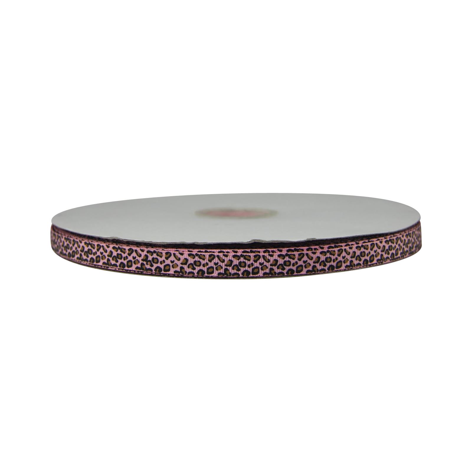 Premium Grosgrain Leopard Print Ribbon - Cheetah Animal Design Wild Craft - Picture 7 of 25