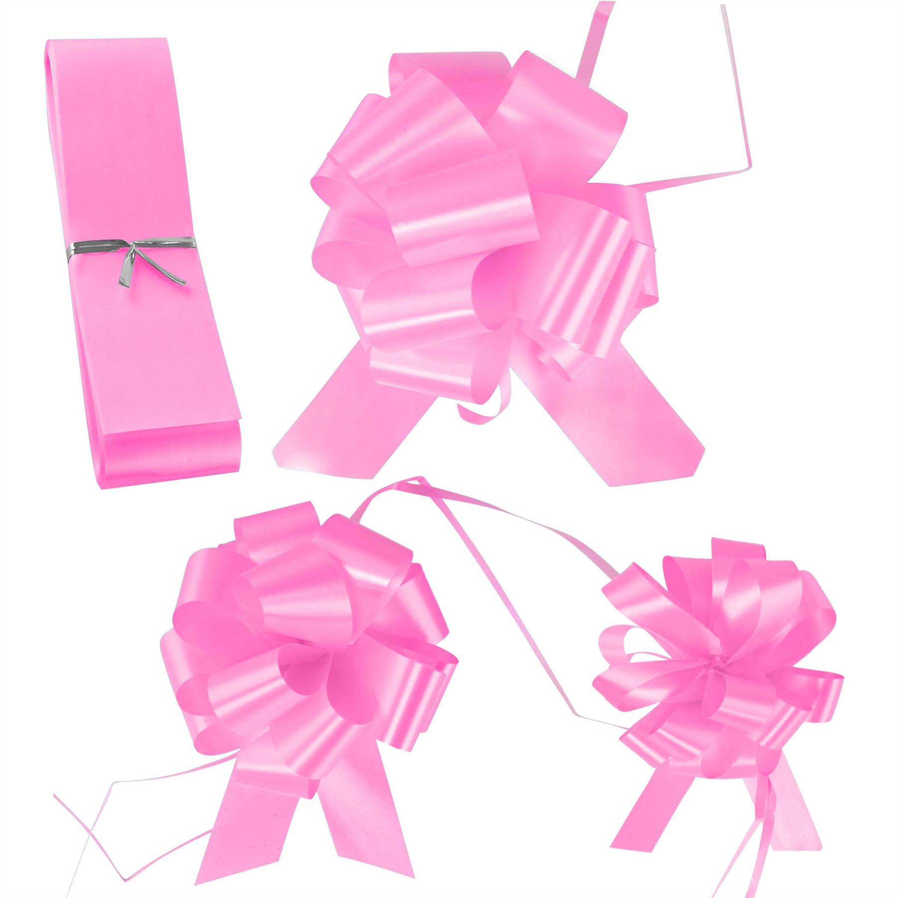 20x PP Pull Bows - 18mm, 30mm or 50mm Size - Florist Pullbows Ribbon Car - Picture 75 of 96