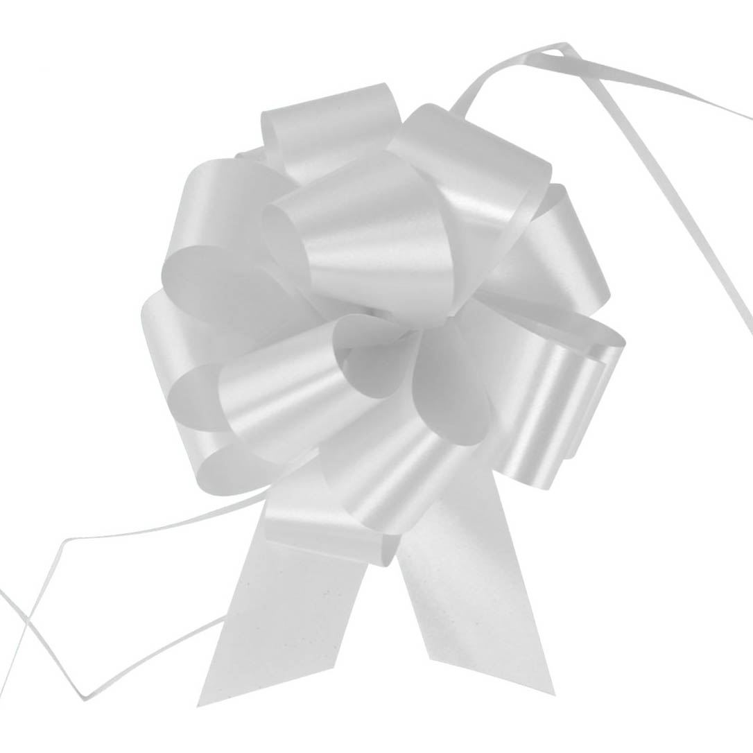 40x PP Pull Bows - 18mm 30mm 50mm - Florist Pullbows Ribbon Car Wedding Pompom - Picture 97 of 102
