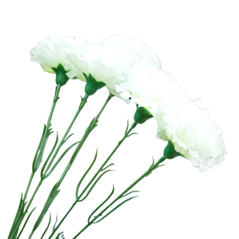 MULTI-LISTING Premium Carnation Long Stem Flowers Artificial - Picture 10 of 11