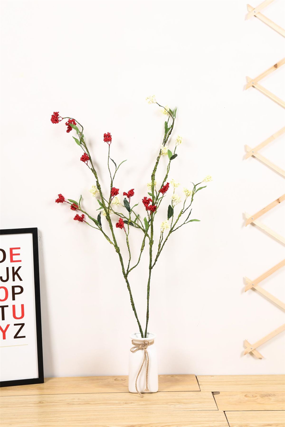 Artificial Branch Flowers - Real Touch Bark Moss Plants Wood Decoration - Picture 11 of 22