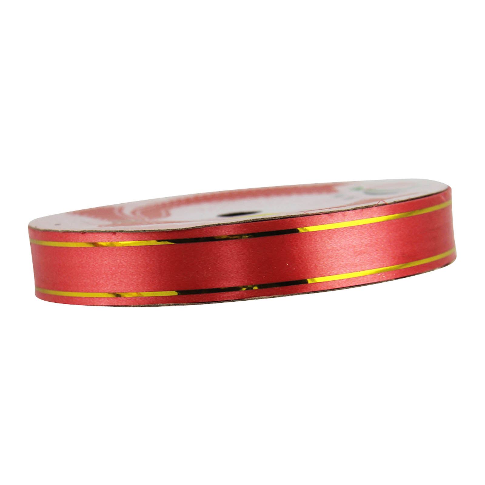 Full Roll of 18mm Gold Striped Poly Ribbon! Florist Craft PP - Picture 6 of 8