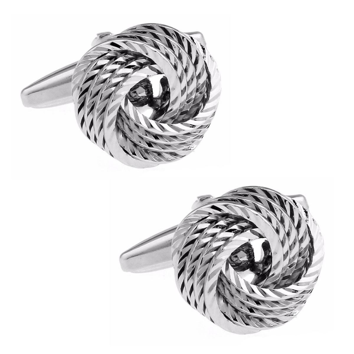 Knot Cufflinks Selection Colours Red Blue Purple Silver And Gold UK Stock - Picture 14 of 31
