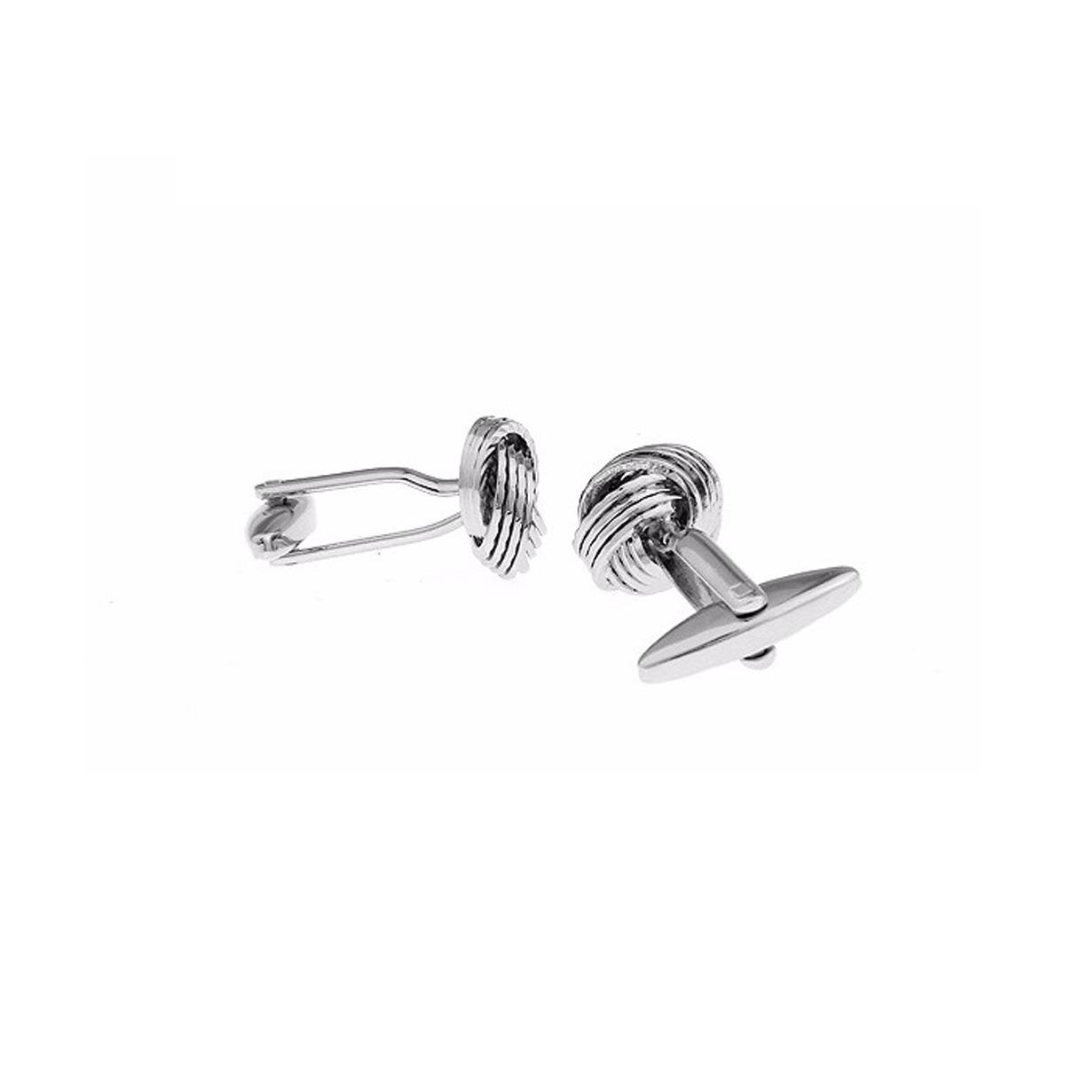 Knot Cufflinks Selection Colours Red Blue Purple Silver And Gold UK Stock - Picture 16 of 31