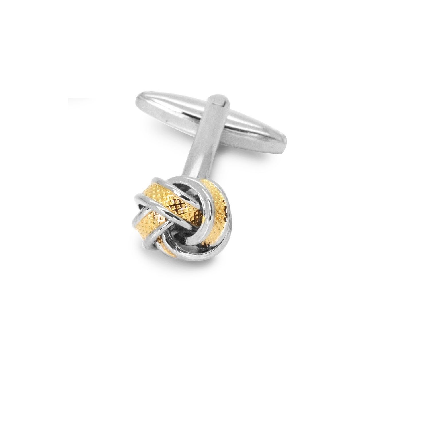 Knot Cufflinks Selection Colours Red Blue Purple Silver And Gold UK Stock - Picture 22 of 31