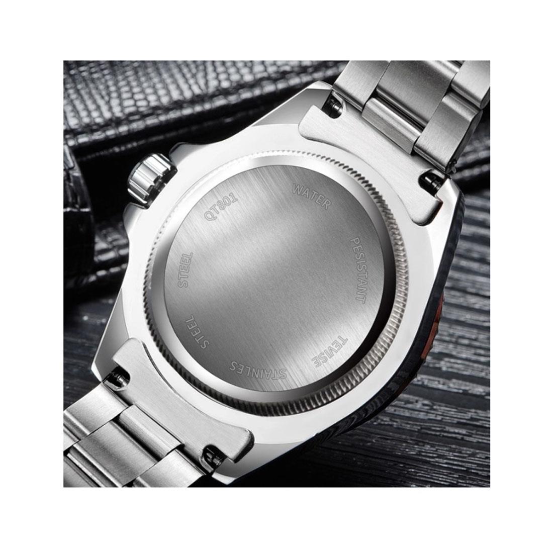 Reloj inteligente Tevise homenaje para hombre negro plata oro fecha regalo Reino Unido - Imagen 4 de 9