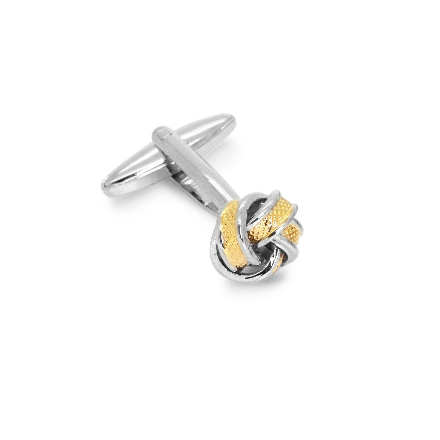Knot Cufflinks Selection Colours Red Blue Purple Silver And Gold UK Stock - Picture 20 of 31