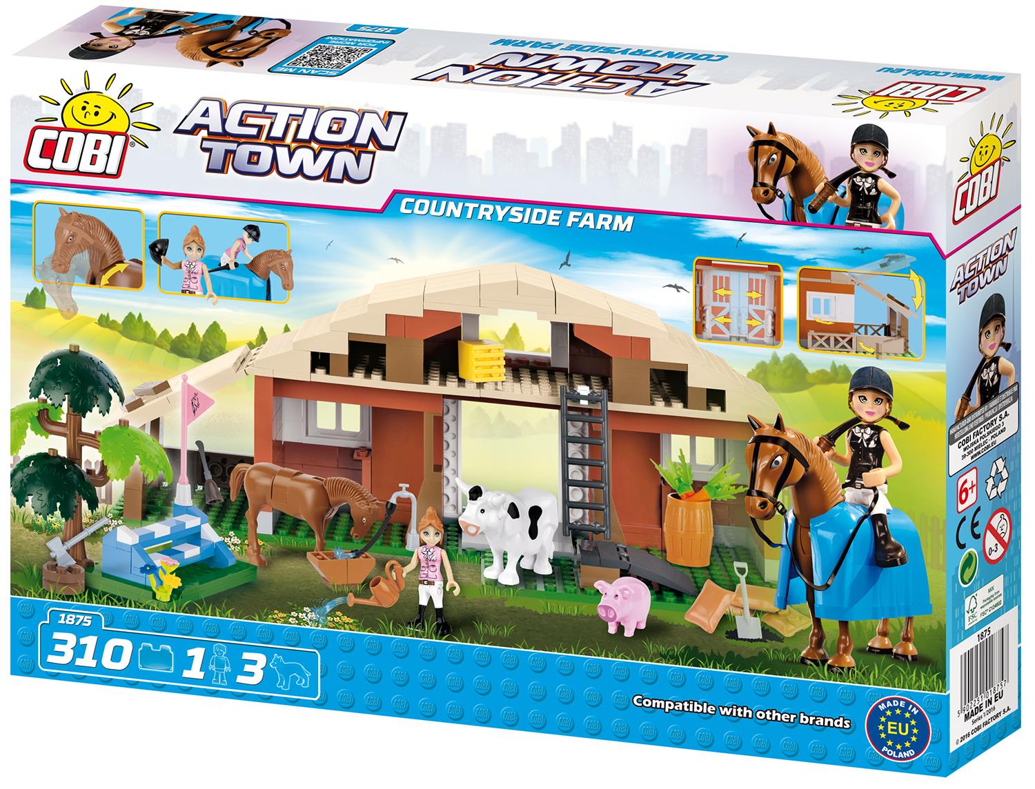 Set di mattoncini Abrick – 70 pezzi, Multicolore | CH