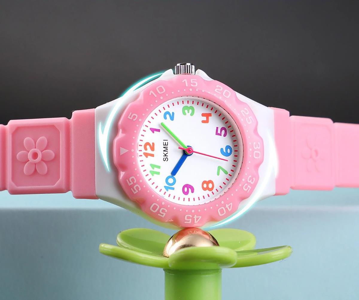 Skmei Kids Boys Girls Children First Watch Easy Tell Time Learning 4 Colours - Picture 13 of 28