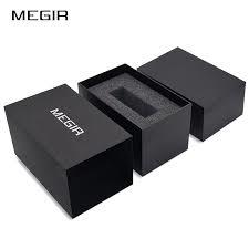Reloj analógico de cuarzo Megir para hombre homenaje plata beige fecha relojes inteligentes Reino Unido - Imagen 6 de 9