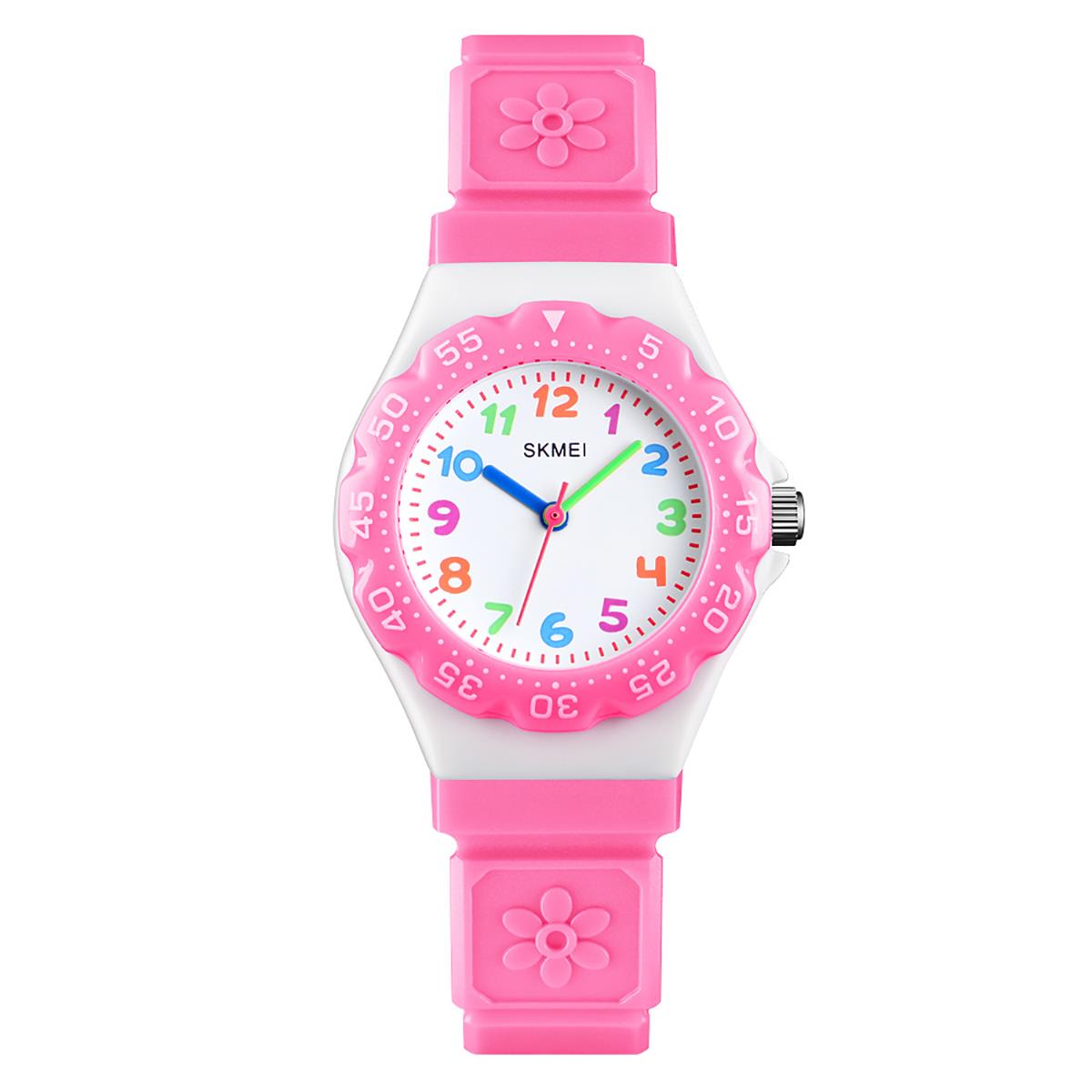 Skmei Kids Boys Girls Children First Watch Easy Tell Time Learning 4 Colours - Picture 9 of 28
