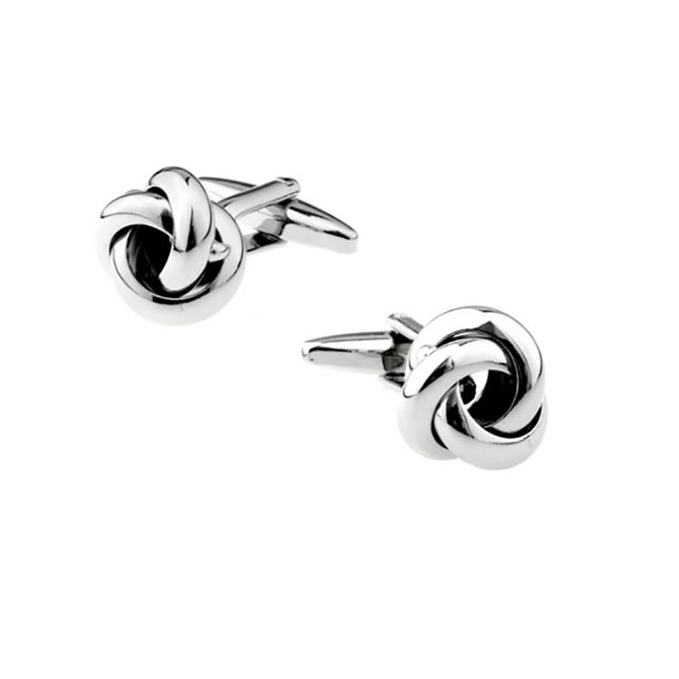 Knot Cufflinks Selection Colours Red Blue Purple Silver And Gold UK Stock - Picture 25 of 31