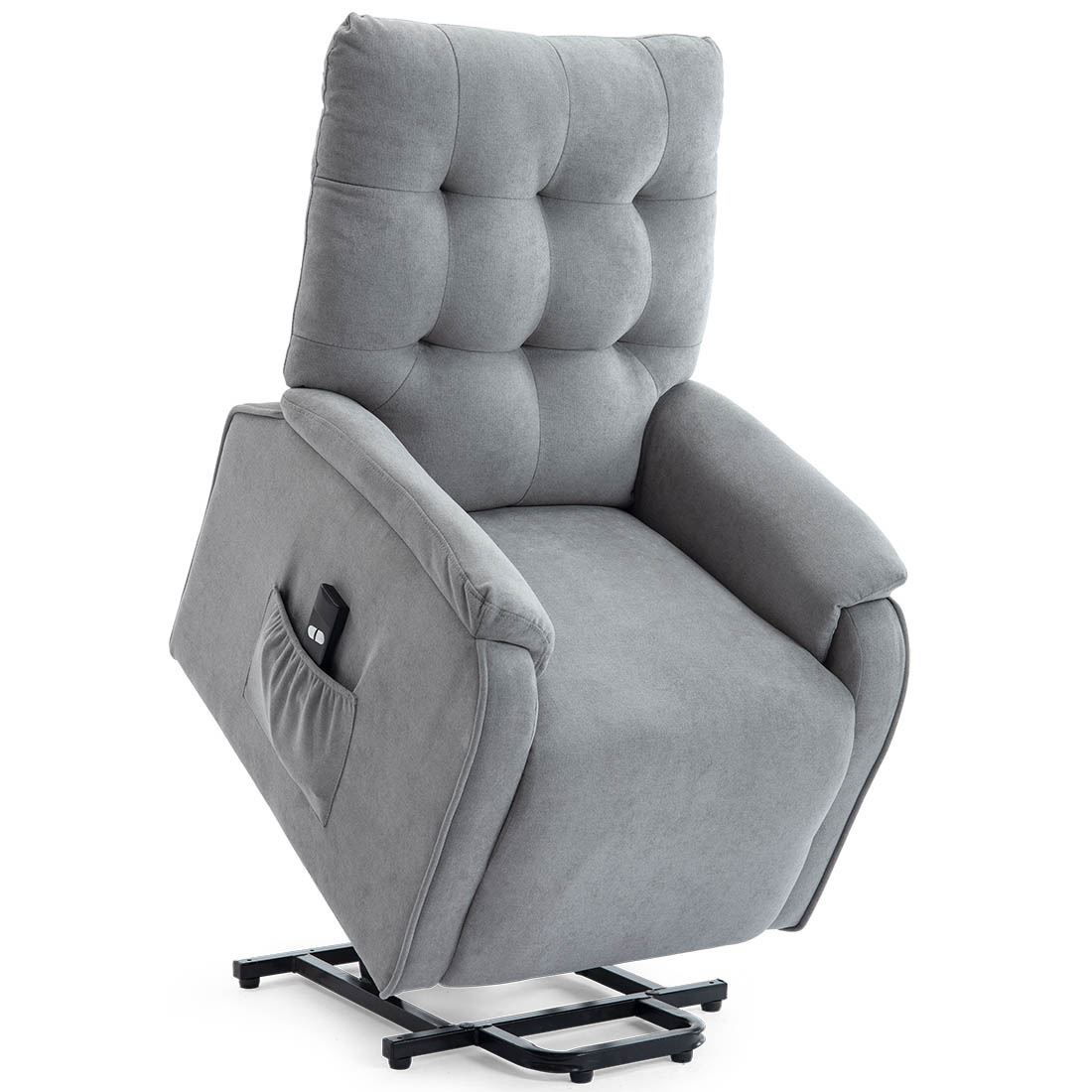 CHARLBURY ELECTRIC RISE FABRIC RECLINER ARMCHAIR MOBILITY LIFT RISER