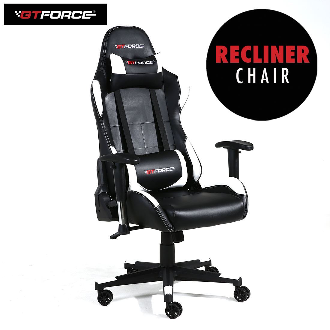 gtforce pro bx reclining sports racing gaming office desk pc car
