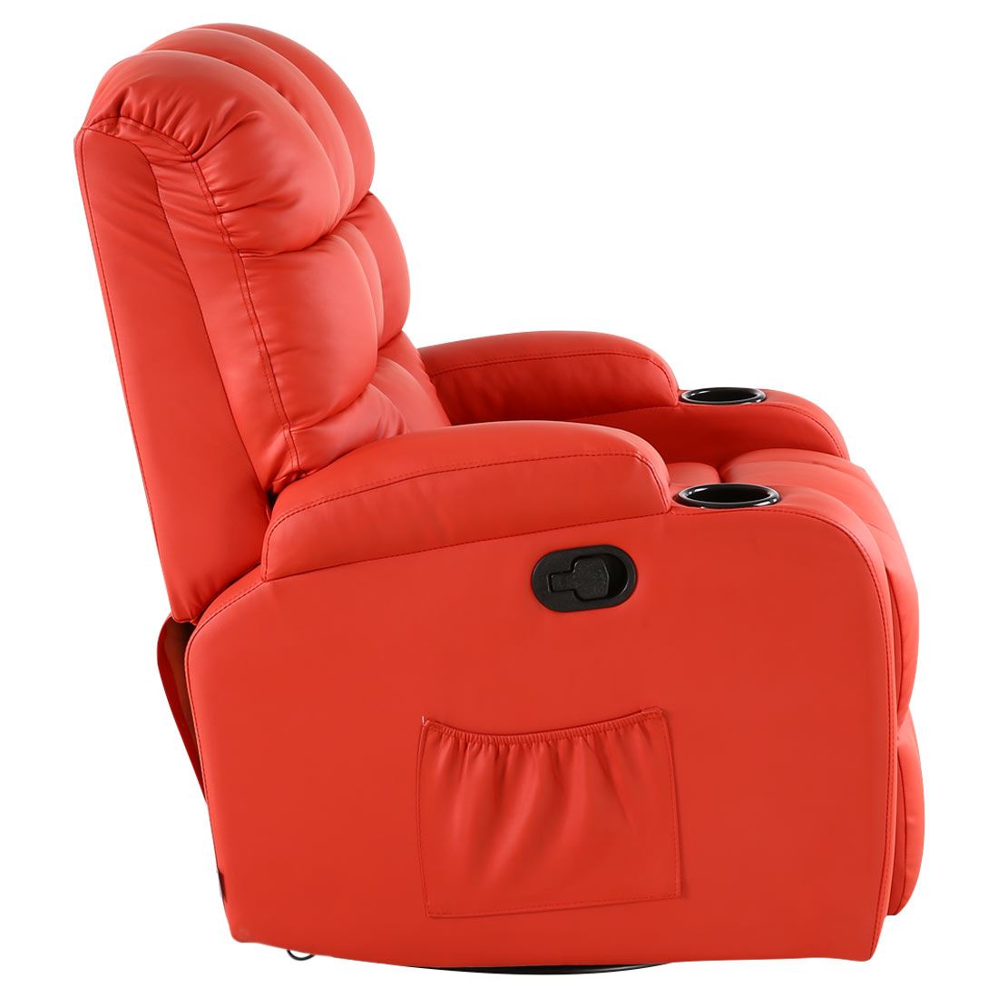 Red Leather Reclining Chair regal red leather recliner chair rocking massage swivel heated Red Leather Reclining Chair regal red leather recliner chair rocking massage swivel heated
