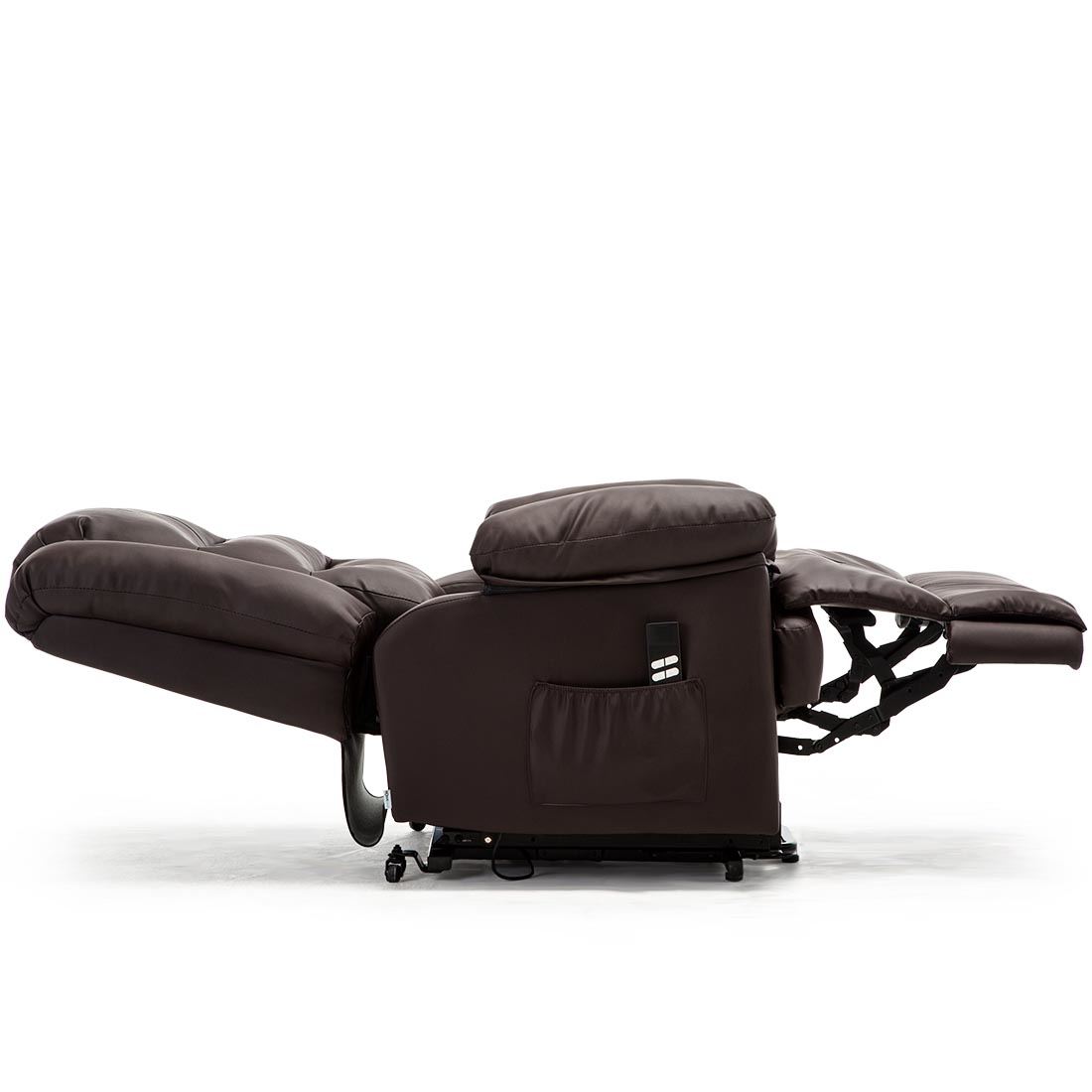 LOXLEY DUAL MOTOR ELECTRIC RISER RECLINER BONDED LEATHER MOBILITY LIFT