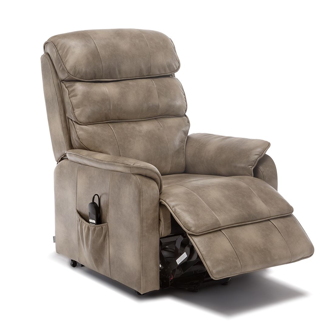 BUCKINGHAM DUAL MOTOR ELECTRIC RISER RECLINER BOND LEATHER MOBILITY