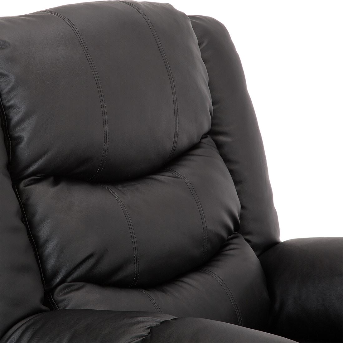 SEATTLE ELECTRIC LEATHER Auto Recliner Armchair Sofa Home Lounge Chair