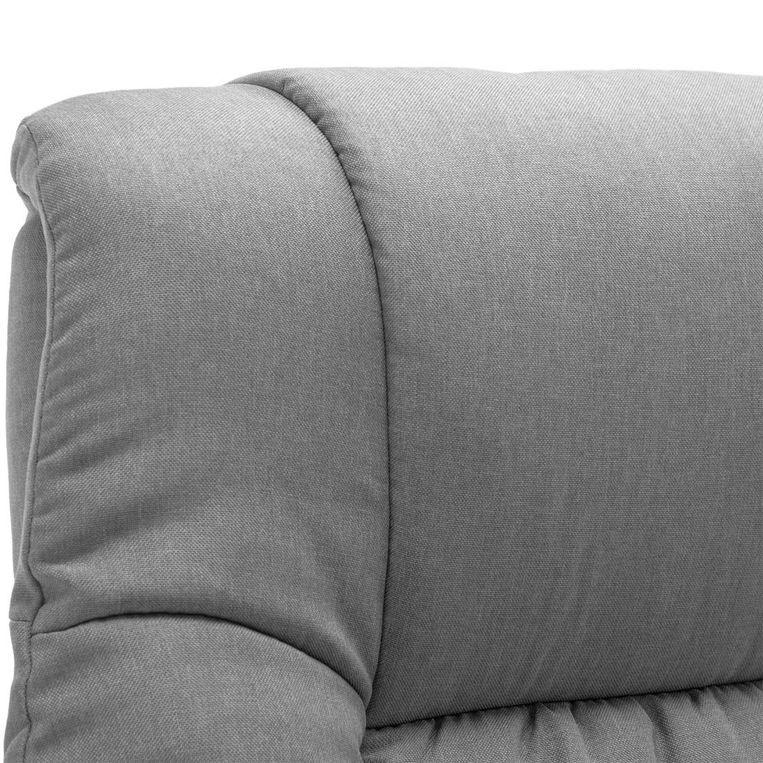 SORENTO SWIVEL RECLINER LINEN FABRIC CHAIR w FOOT STOOL ARMCHAIR - Picture 7 of 17