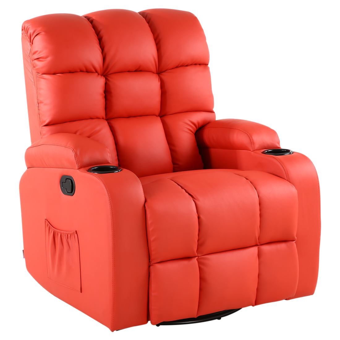 Red Leather Reclining Chair regal red leather recliner chair rocking massage swivel heated Red Leather Reclining Chair regal red leather recliner chair rocking massage swivel heated
