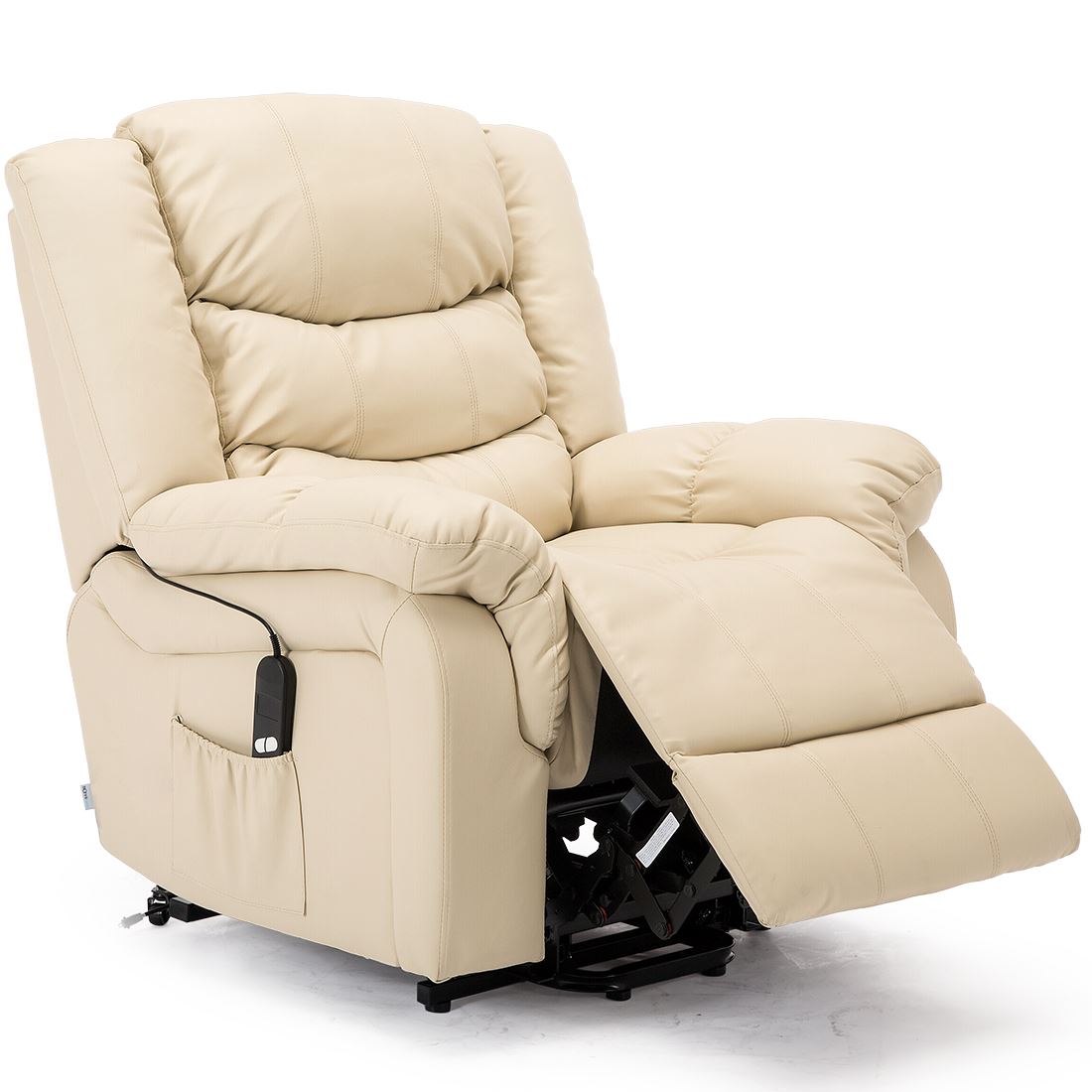 SEATTLE ELECTRIC RISE BOND LEATHER RECLINER ARMCHAIR SOFA HOME LOUNGE CHAIR eBay