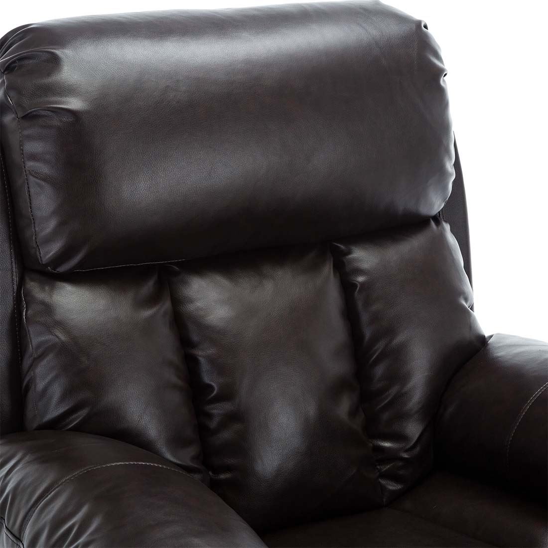 CHESTER DUAL MOTOR RISER ELECTRIC LEATHER RECLINER ARMCHAIR HEATED MASSAGE CHAIR - Picture 16 of 26