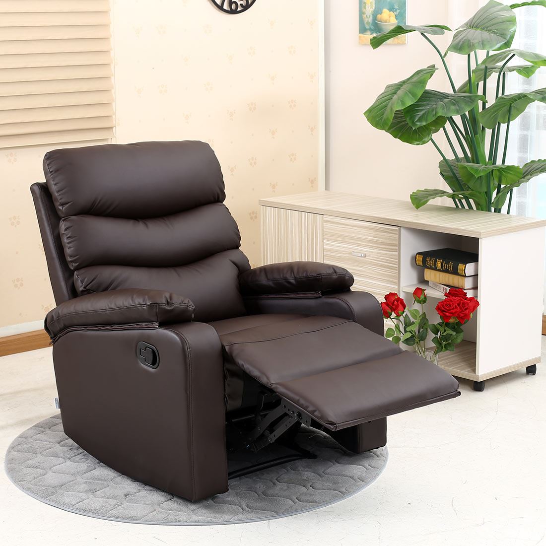 ASHBY LEATHER RECLINER ARMCHAIR SOFA HOME LOUNGE CHAIR RECLINING eBay