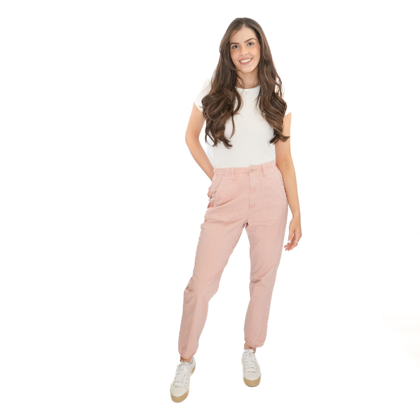 Womens M&S Cotton Blend Jogger Slim Fit Stretch Elasticated All Day Comfort - Picture 75 of 80
