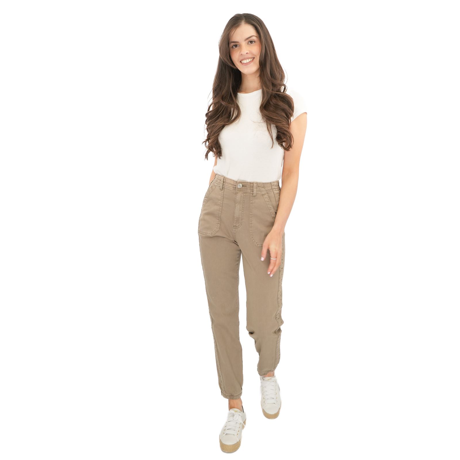 Womens M&S Cotton Blend Jogger Slim Fit Stretch Elasticated All Day Comfort - Picture 56 of 80