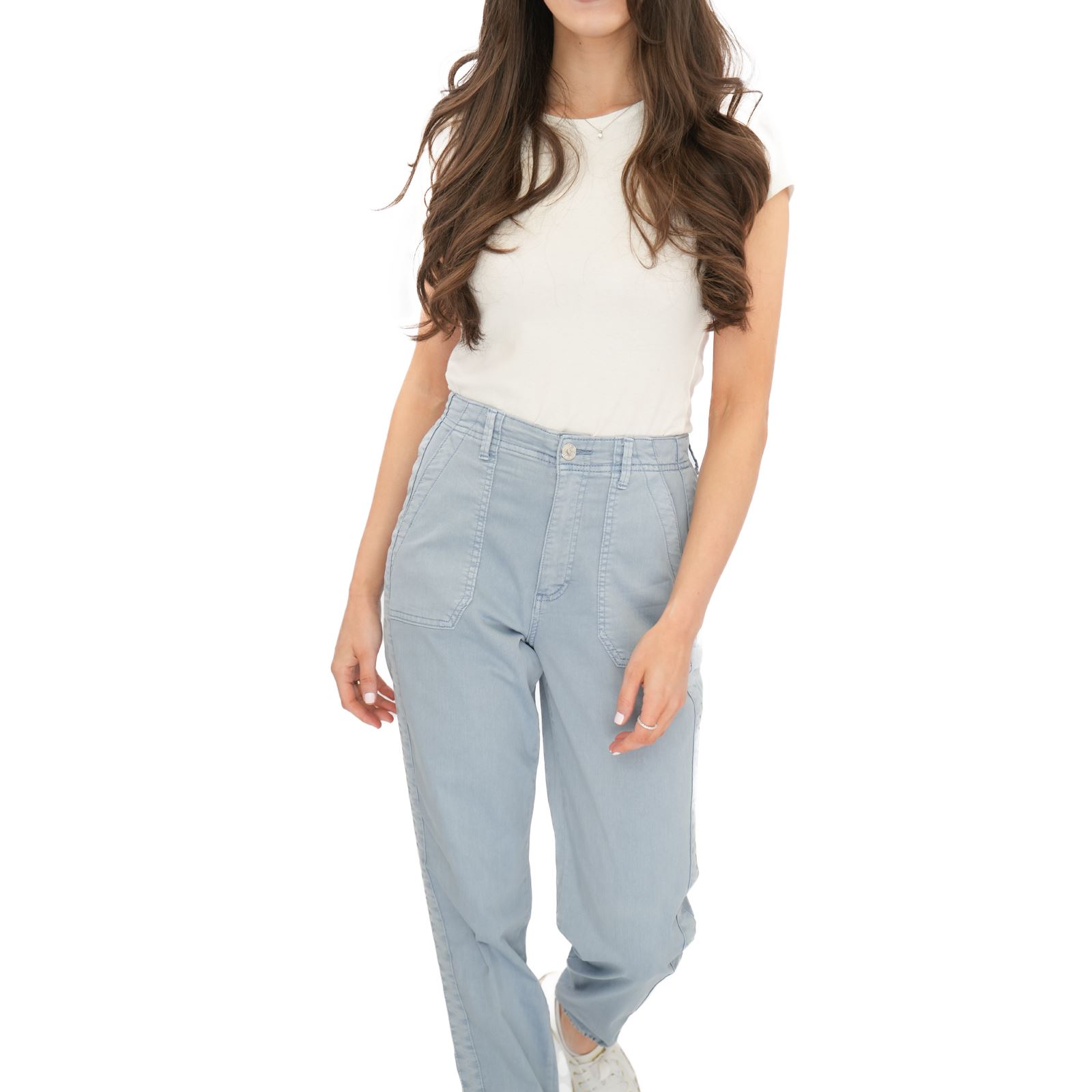 Womens M&S Cotton Blend Jogger Slim Fit Stretch Elasticated All Day Comfort - Picture 28 of 80