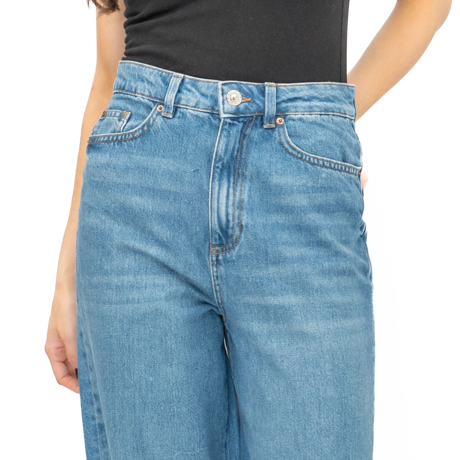 Womens M&S Cropped Jean Wide Leg High Waist Raw Hem 3 Colours White Medium Denim - Picture 19 of 59