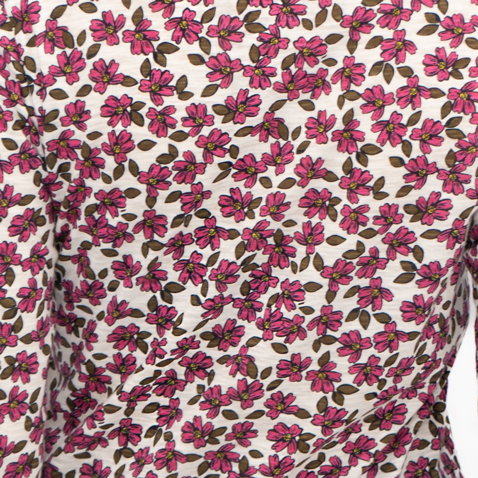 Womens Seasalt Wavecrest Top White Pink Floral Cotton ¾ Sleeve V-Neck RRP £45.95 - Picture 7 of 9