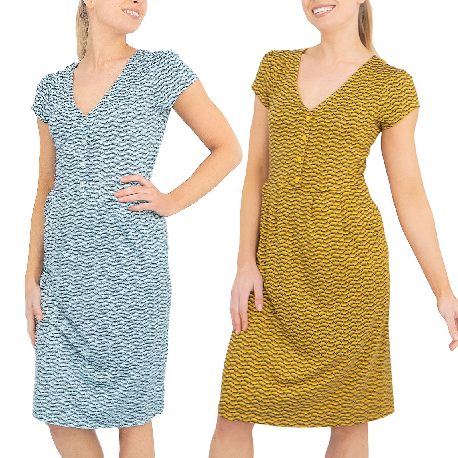 chinese dress ladies Ava Linen Blend Midi Dress-Multi, Botanical Trail