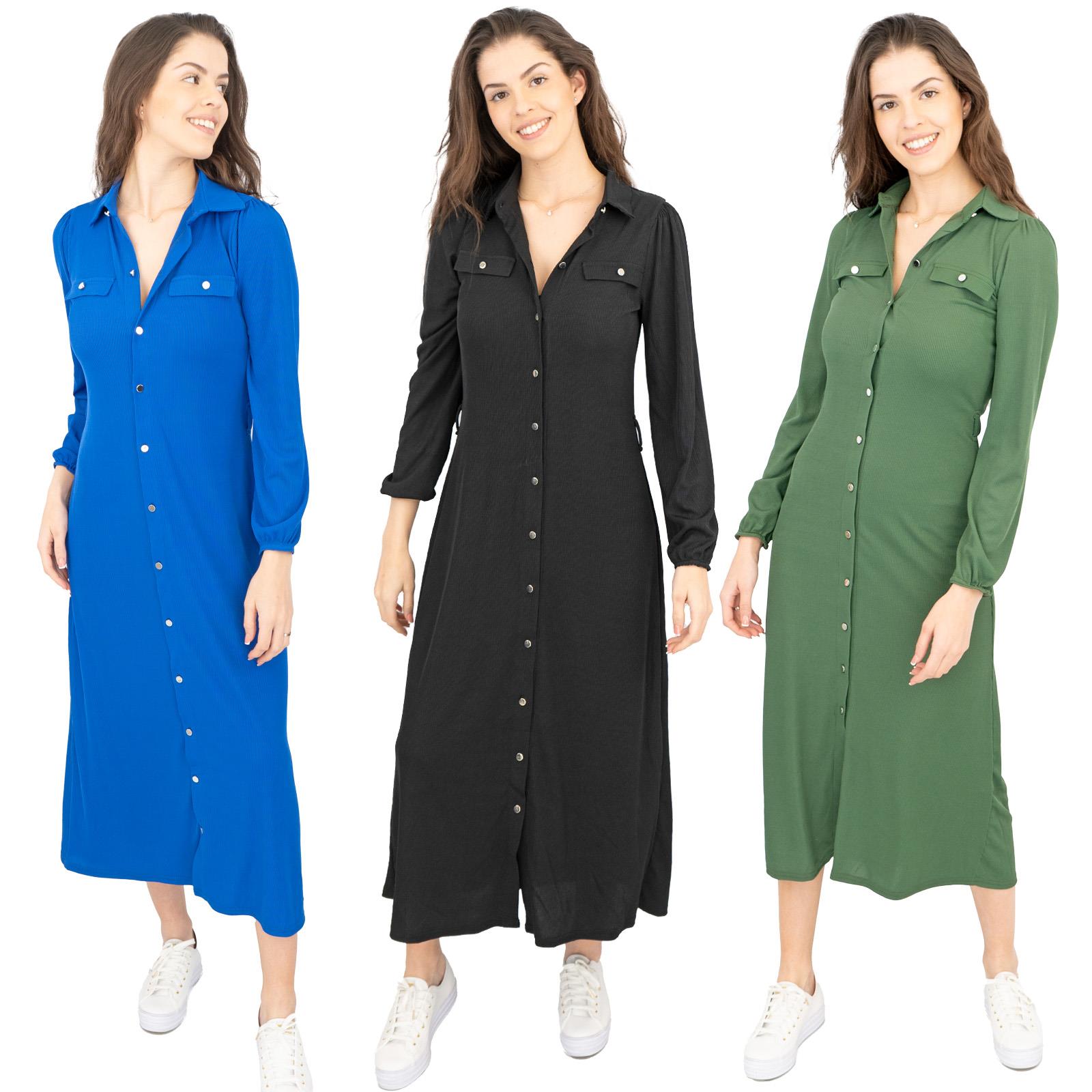 oasis button through midi dress Oasis Ladies Midi Button Through Dress Yellow V-Neck Linen Blend Short Sleeve