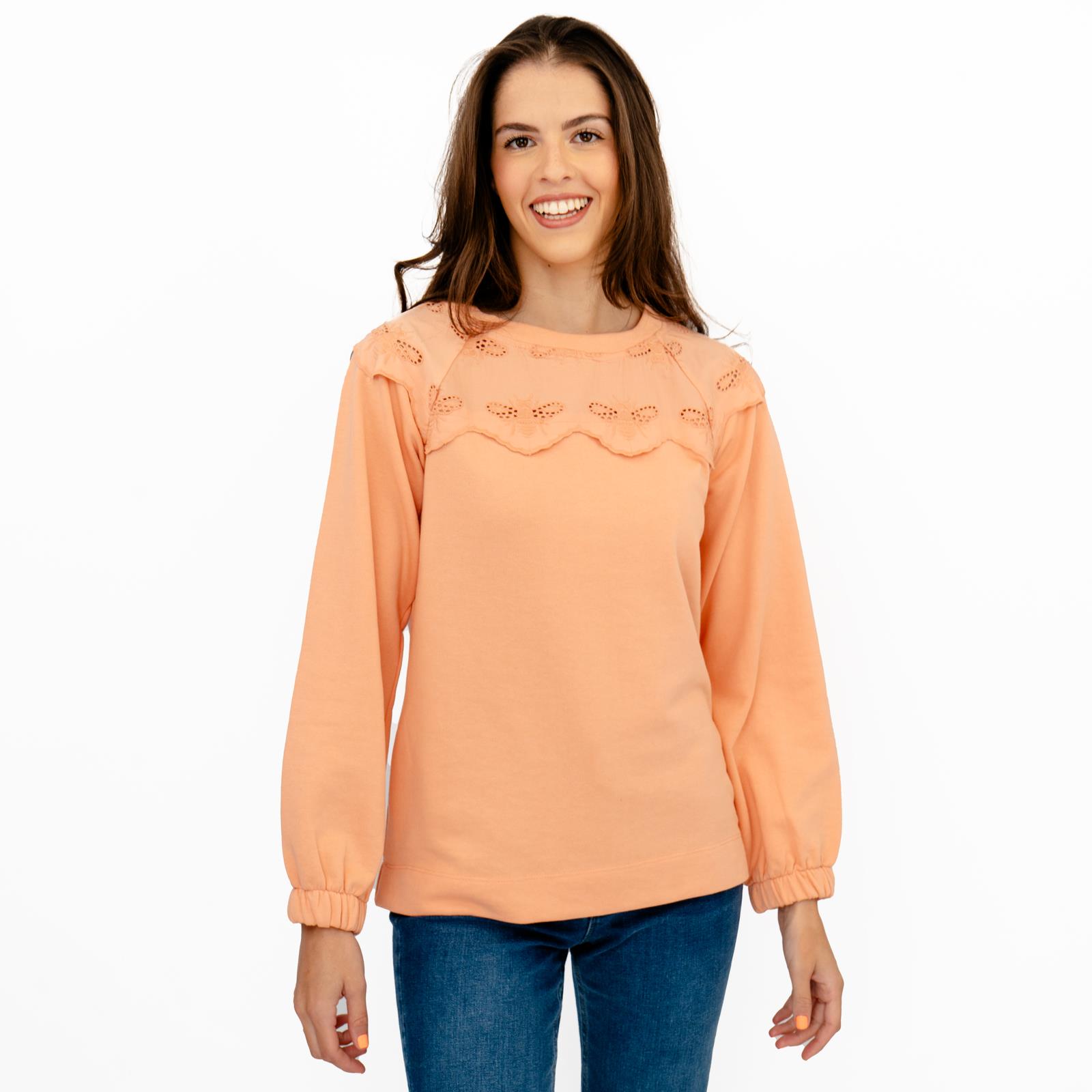 Joules Womens Jumper Sweatshirt Brinley Bees Embroidery Jersey Elasticated Cuffs - Picture 21 of 35