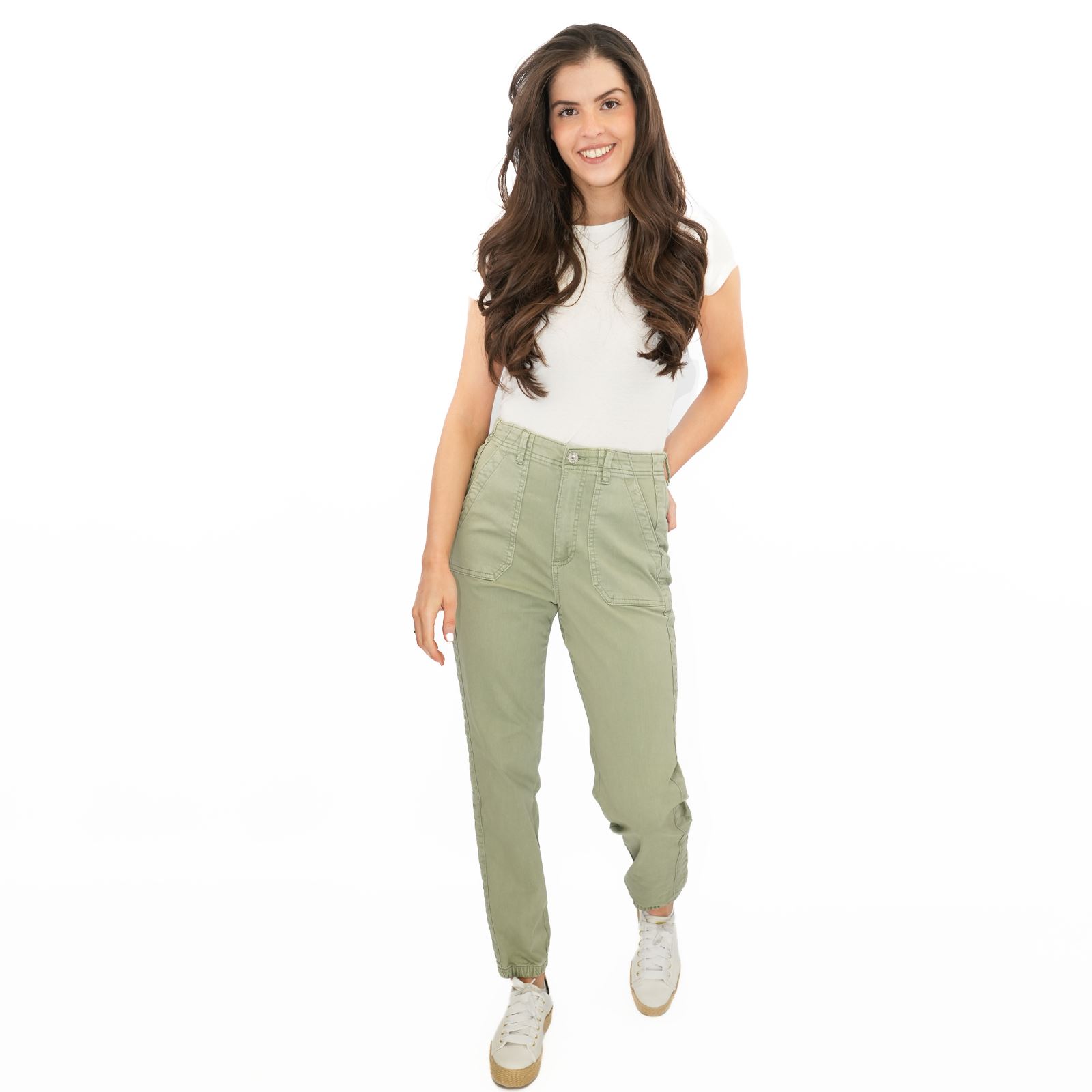 Womens M&S Cotton Blend Jogger Slim Fit Stretch Elasticated All Day Comfort - Picture 42 of 80