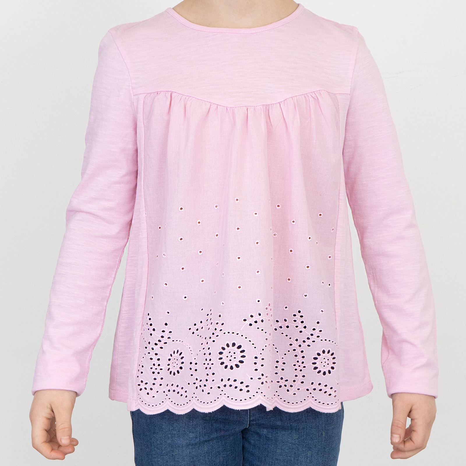 Girls Next Top Tee Pink Long Sleeve Cotton Baby Summer Size 6-9 Months - Picture 13 of 13