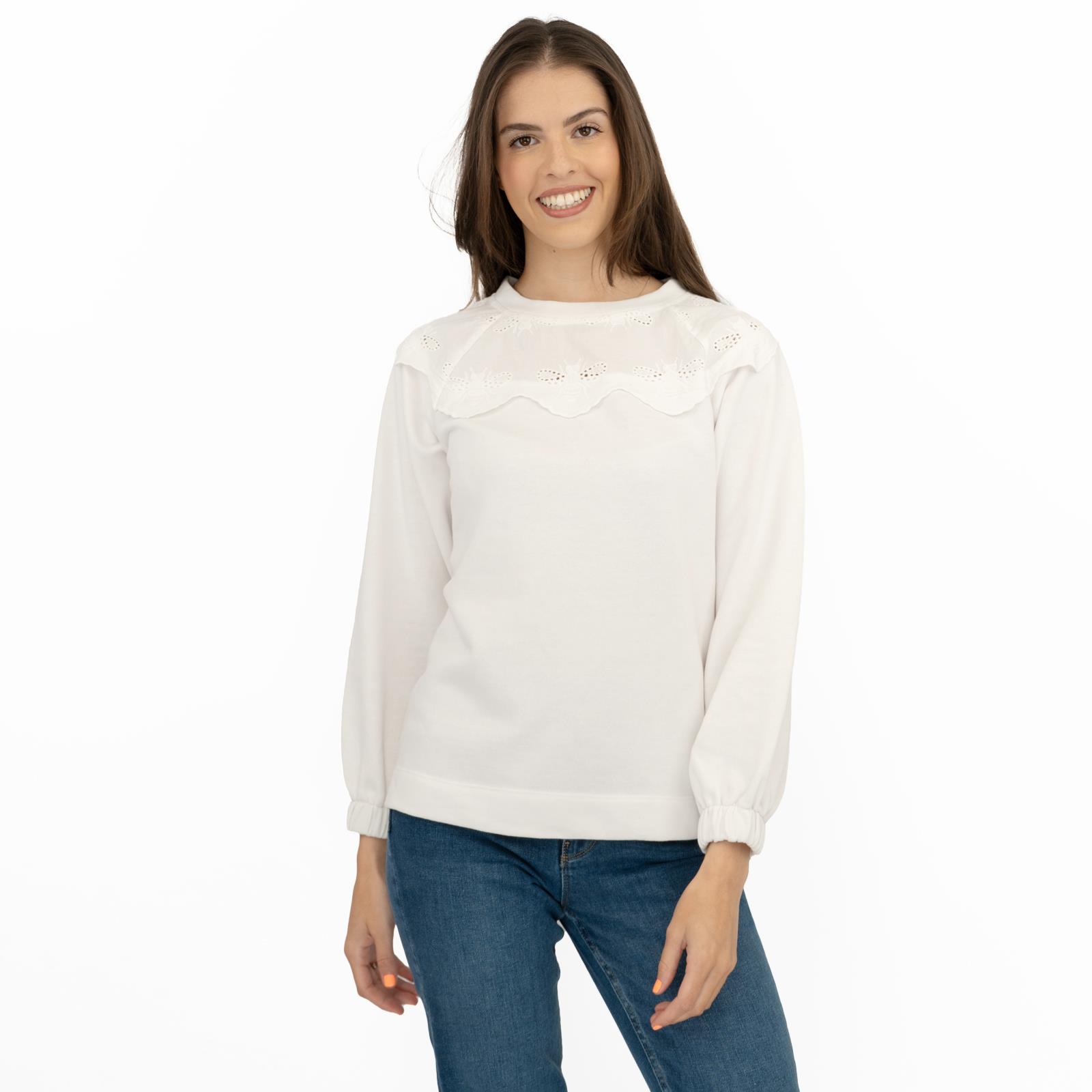 Joules Womens Jumper Sweatshirt Brinley Bees Embroidery Jersey Elasticated Cuffs - Picture 35 of 35