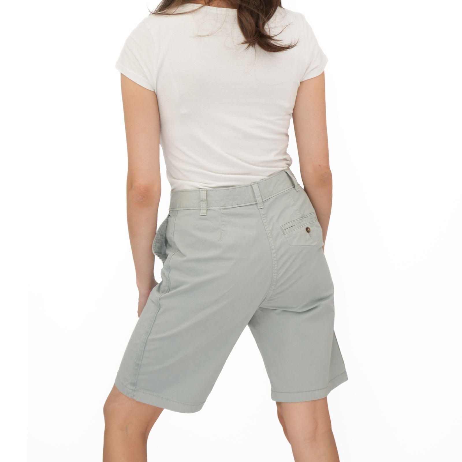 Womens M&S Chino Short Classic Cotton Rich Tea Dyed Easy Wear Summer Holiday - Picture 22 of 80