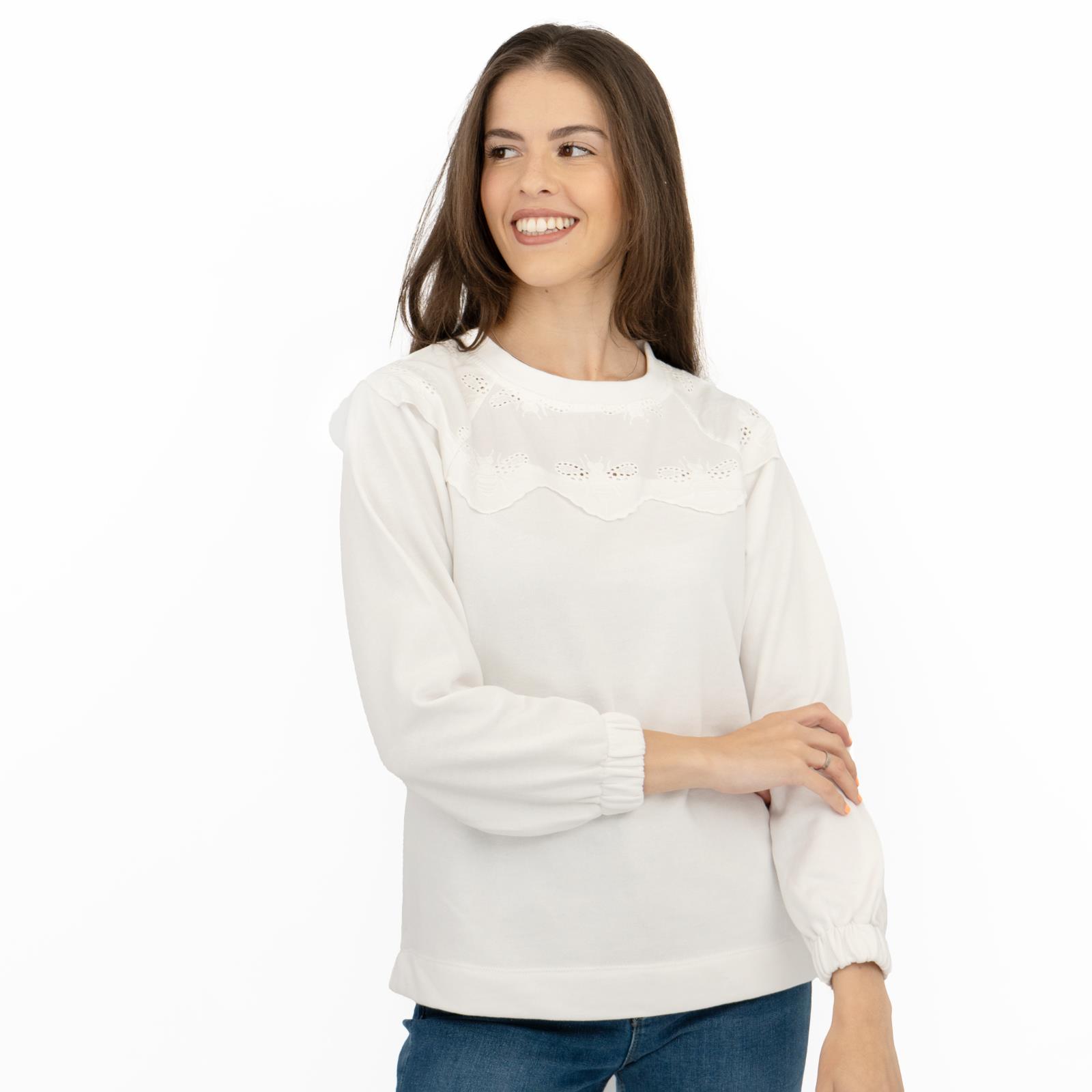 Joules Womens Jumper Sweatshirt Brinley Bees Embroidery Jersey Elasticated Cuffs - Picture 32 of 35