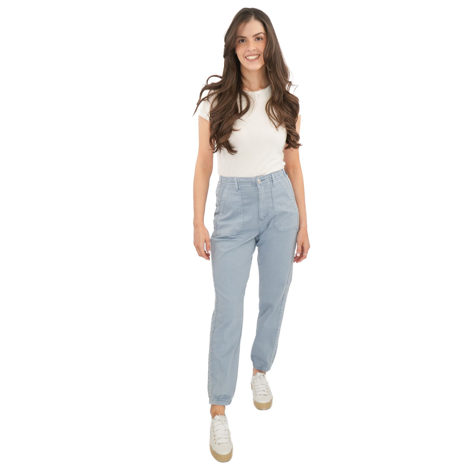Womens M&S Cotton Blend Jogger Slim Fit Stretch Elasticated All Day Comfort - Picture 25 of 80