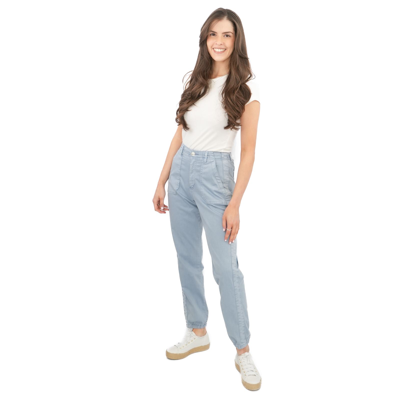 Womens M&S Cotton Blend Jogger Slim Fit Stretch Elasticated All Day Comfort - Picture 24 of 80
